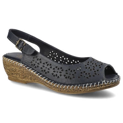 Sandále Lanqier - 40C1416 Navy Blue