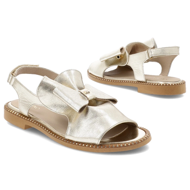 Sandále KARINO - 5595/074-P Złoty/Lico