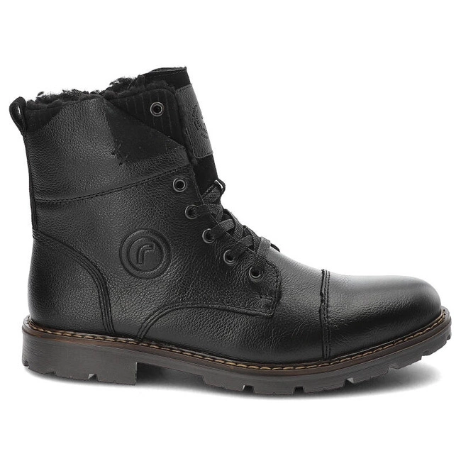 Šnúrovacie Členkové Topánky Rieker - 32133-00 Black