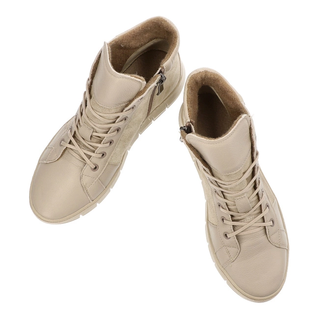 Šnúrovacie Členkové Topánky Armodo - 5-1698-003 Vanilia + Galaxy