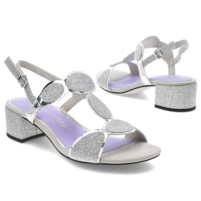Sandále MARCO TOZZI - 2-28231-44 941 Silver