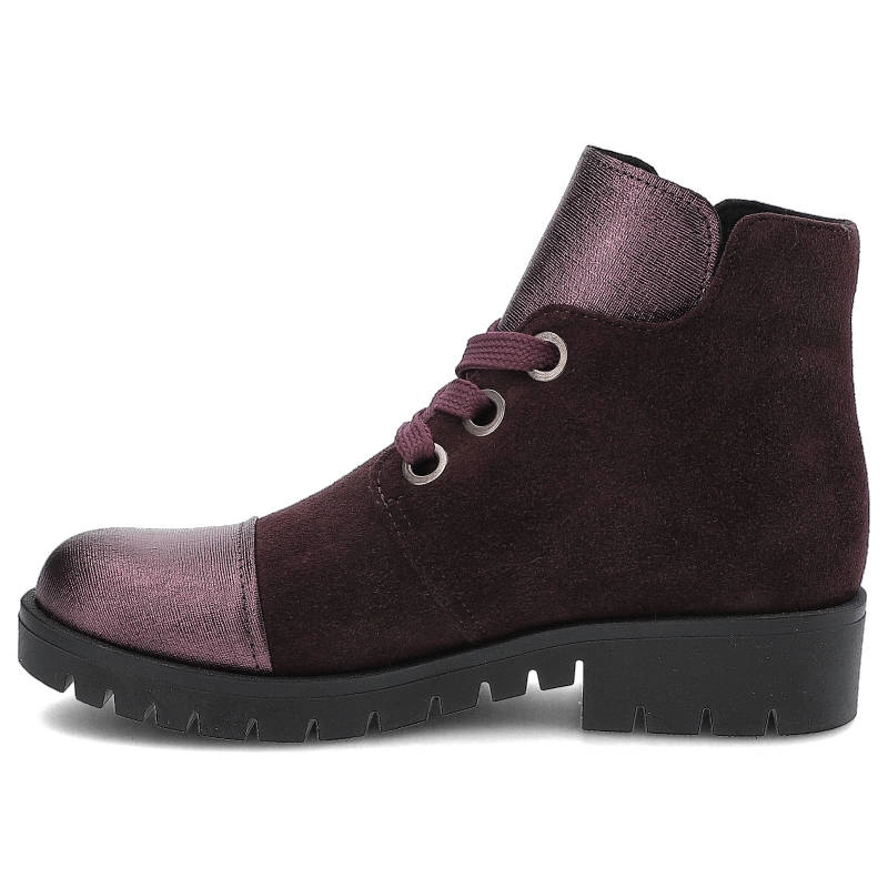 Členkové Topánky Gamis - 3542 K16/Bordo Welur