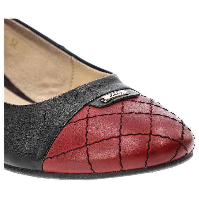 Poltopánky Libero - 4490 Czarny/Bordo 74/8