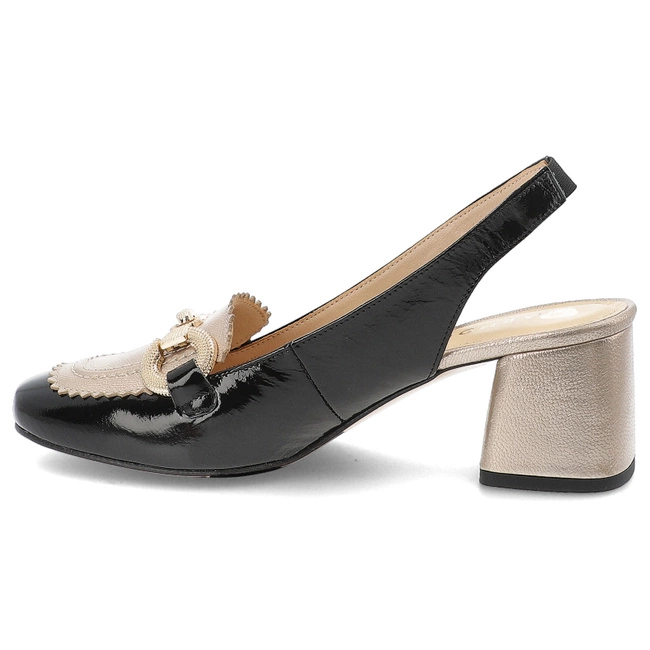 Sandále ARMODO - 1374 Czarny Złoty 272/1814