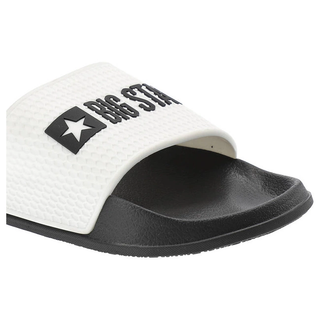 Šľapky Big Star - JJ174506 Czarny/Biały