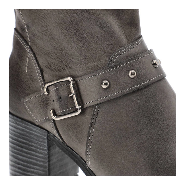 Šnúrovacie Členkové Topánky Karino - 1025/002-F Szary