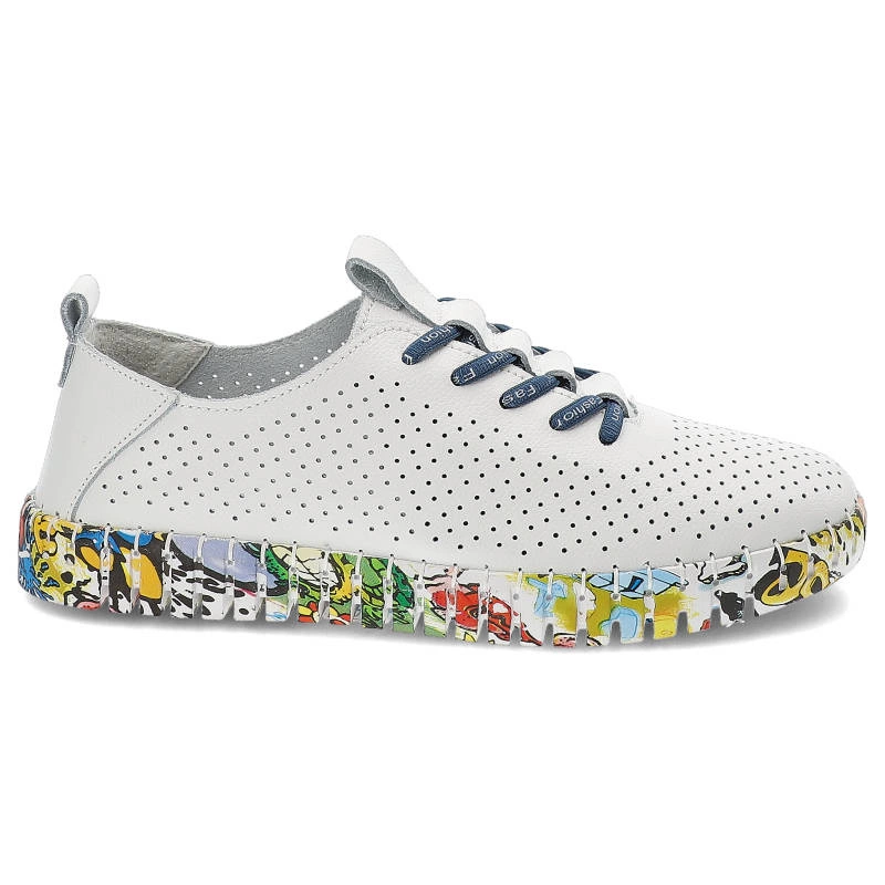 Tenisky Artiker - 52C1382 Biało-Niebieski