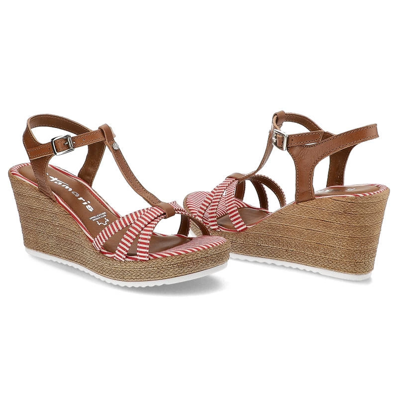 Sandále Tamaris - 1-28380-22 392 Cognac Comb