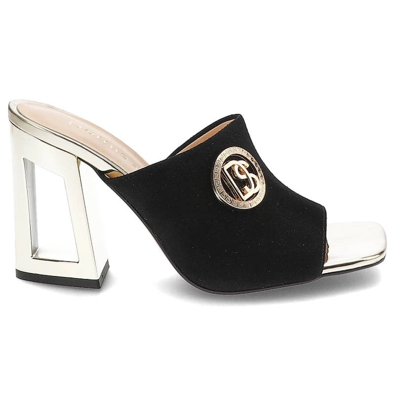 Šľapky Damiss - DS-598/8 Czarny Zamsz