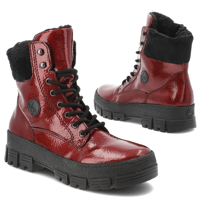 Členkové Topánky RIEKER - Y0220-33 Red