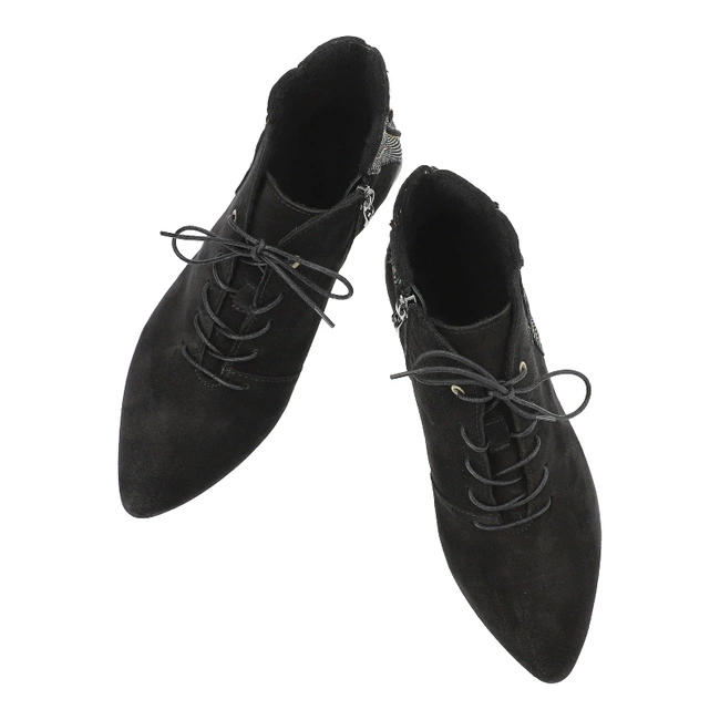 Členkové Topánky Armodo - 7207A Schwarz/Grun