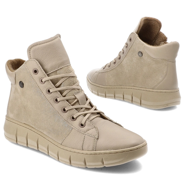 Šnúrovacie Členkové Topánky Armodo - 5-1698-003 Vanilia + Galaxy