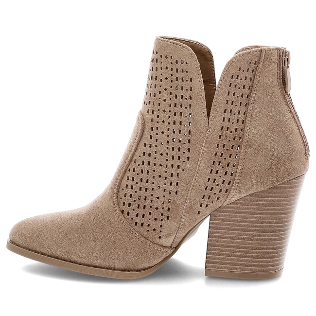 Botki S.BARSKI - HY51-060 Beige