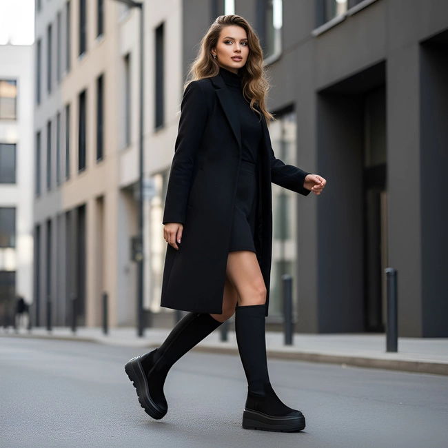 Čižmy CHEBELLO - 4741_-034-415-MIC-S332 Czarny