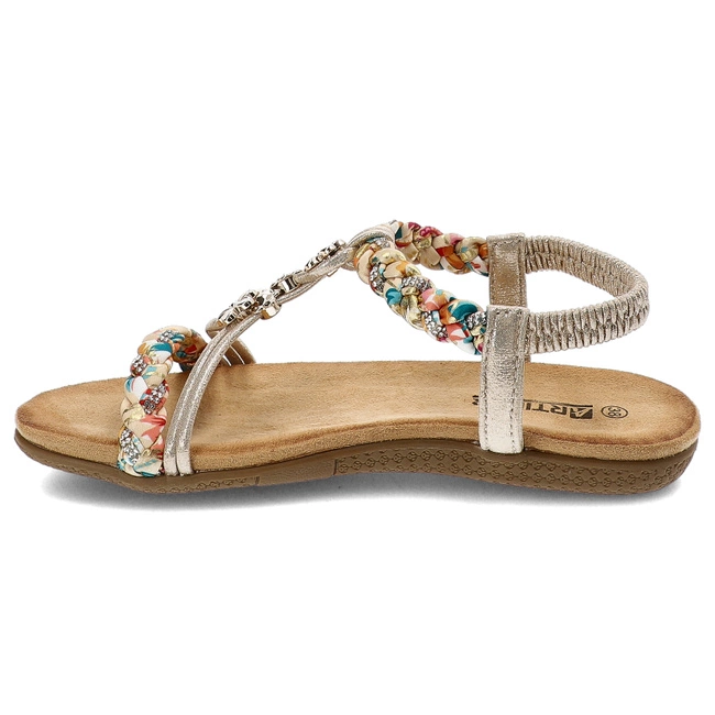 Sandále Artiker - 54C1323 Multi Złoty