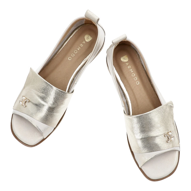 Sandále ARMODO - 1865 Złoto P+Złoto/S