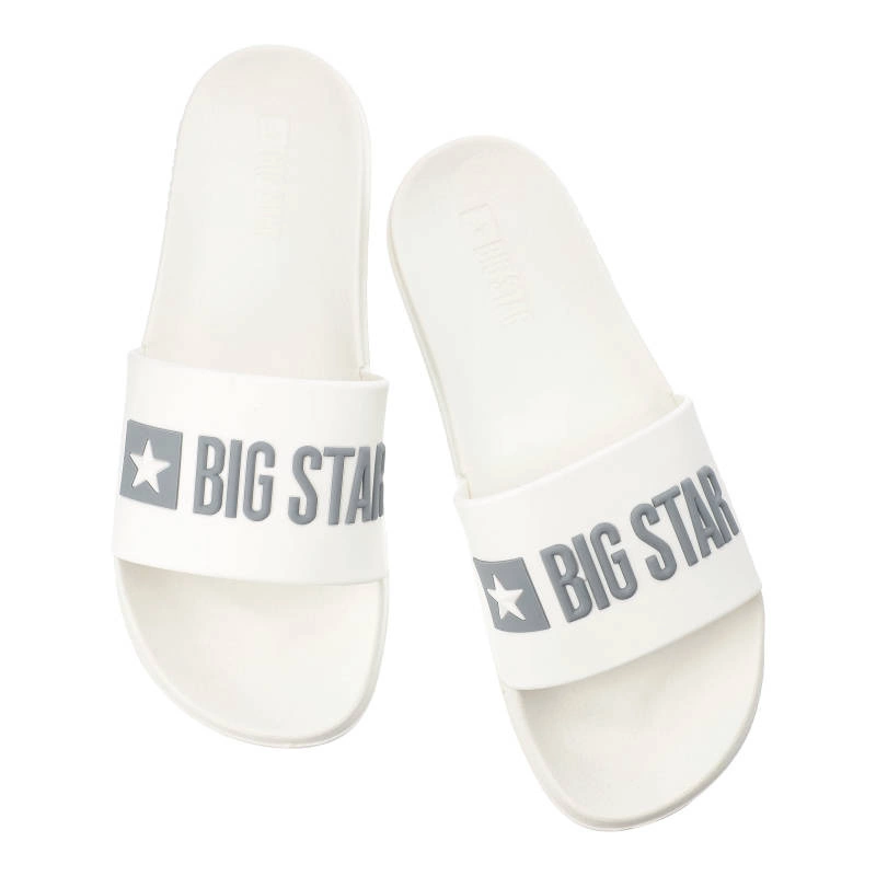 Šľapky Big Star - FF274A199 101 Biały