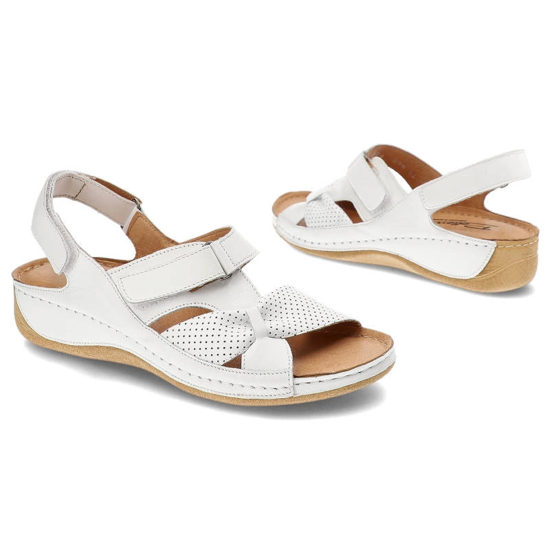 Sandále Pollonus - 5-0689-005 Biały