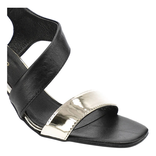 Sandále Chebello - 2880_-064-160-PSK-S183 Złoto/Czarny