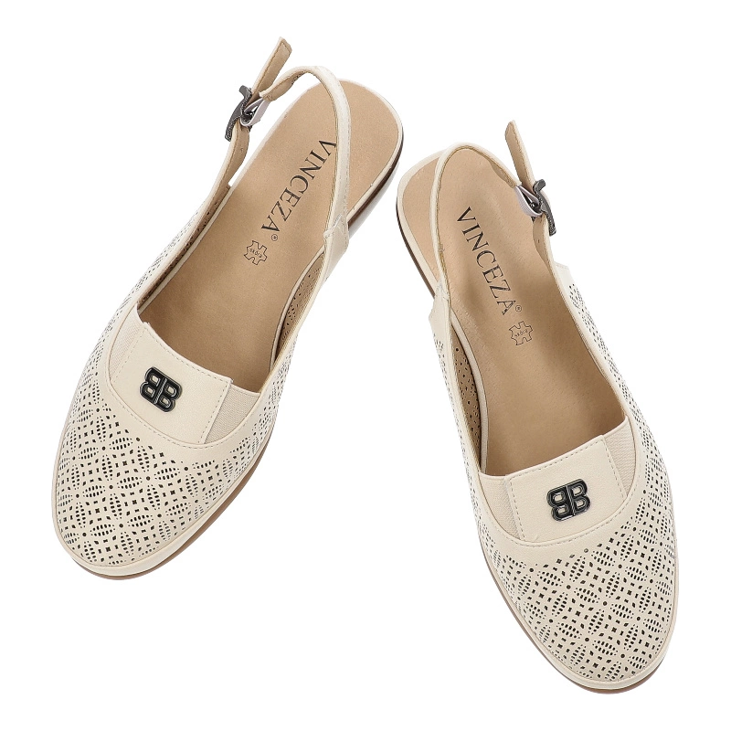Sandále VINCEZA - 66753 BE Beżowy