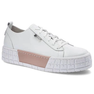 Tenisky Nessi - 21073 Biały+Róż