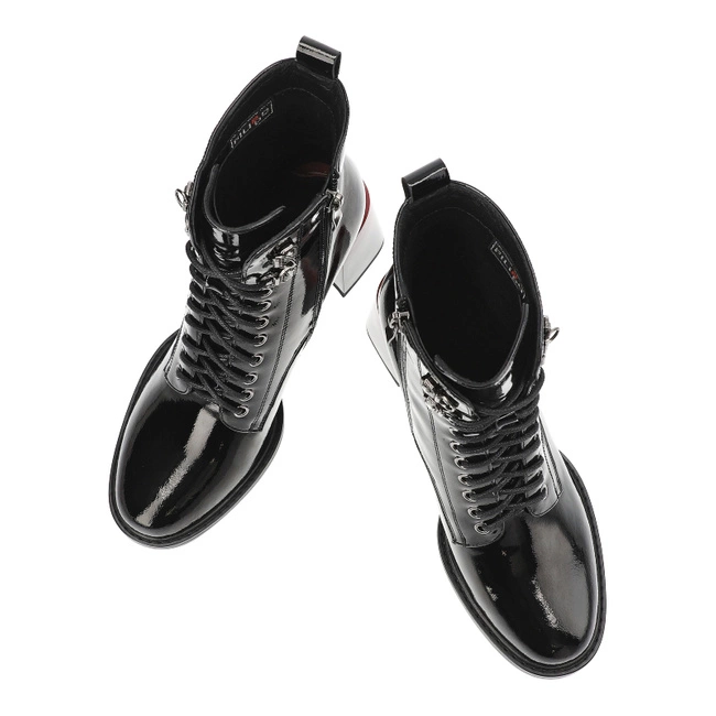 Členkové Topánky Filippo - DBT6316/24 BK RD Czarny Czerwony