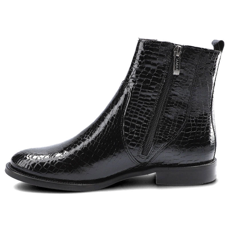 Členkové Topánky Dwunasty Shoes - 7420 Czarny Kroko 2