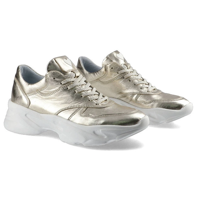 Tenisky Chebello - 2577_-307-000-PSK-S124 Złoty