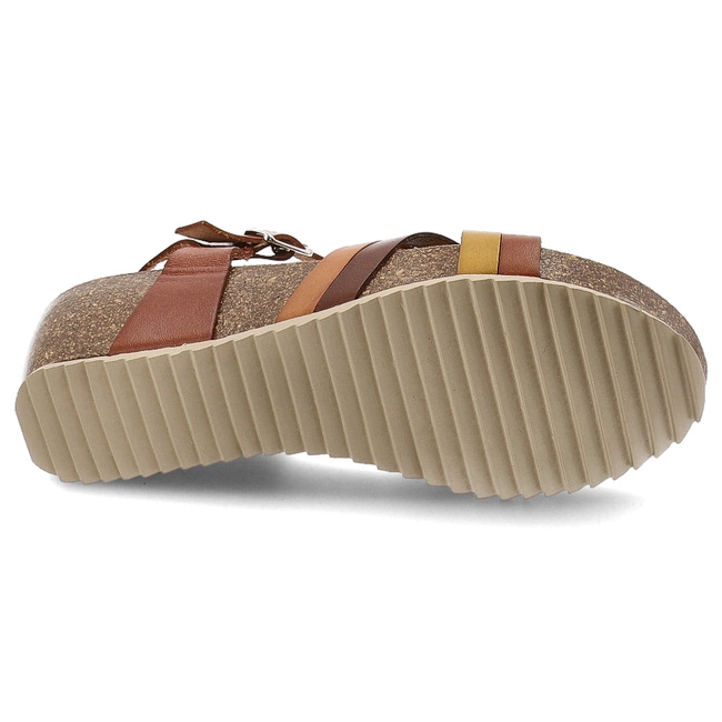 Sandále HEE - 25001 Vaquetilla Cu/Pa/N/Al