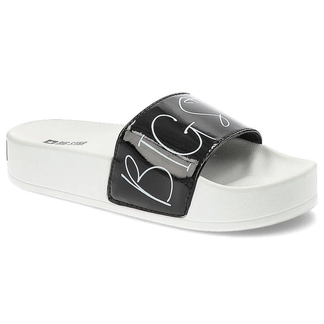 Šľapky Big Star - JJ274A276 Biały/Czarny