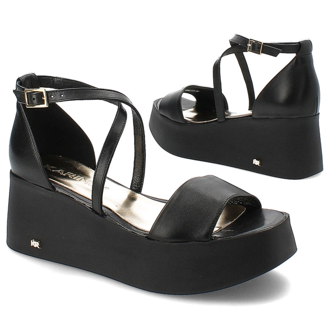 Sandále Karino - 4657/076-P Czarny/Lico