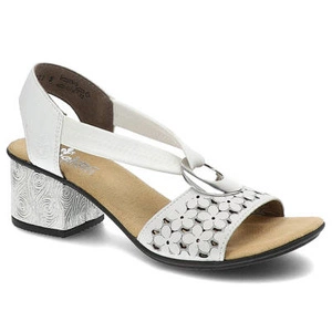 Sandále Rieker - 64677-80 White