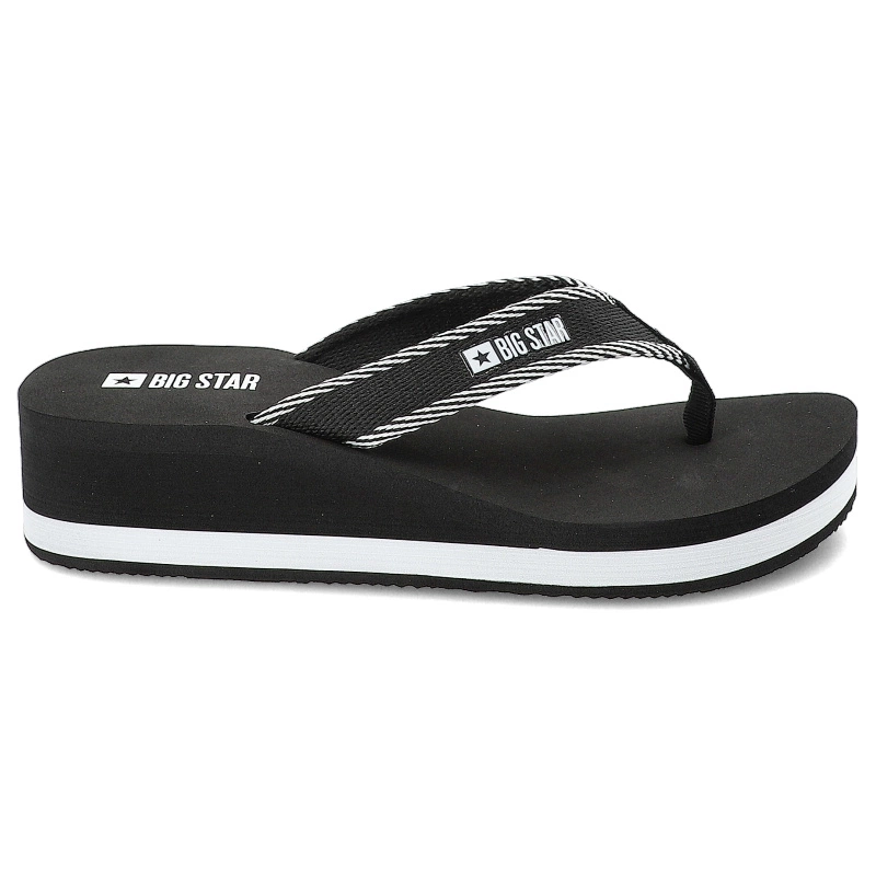 Šľapky Big Star - NN274A727 Czarny