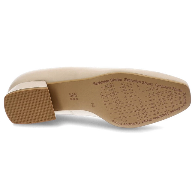 Lodičky Espirito - C-1173/2 Beż Mustang/Ozdoba