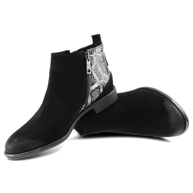 Členkové Topánky Carinii - B5679_-H20-P44-POL-507 Czarny