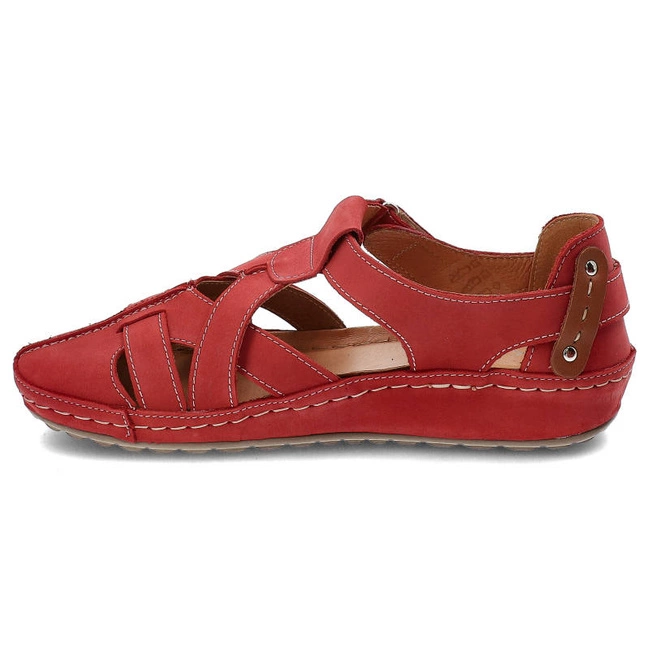 Sandále Kampa - 74 Czerwony 10