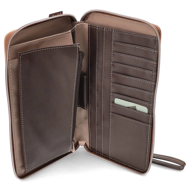 Peňaženka Anekke - 37709-916 Brązowy