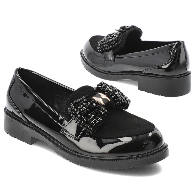 Mokasyny S.BARSKI - HY51-319 Black