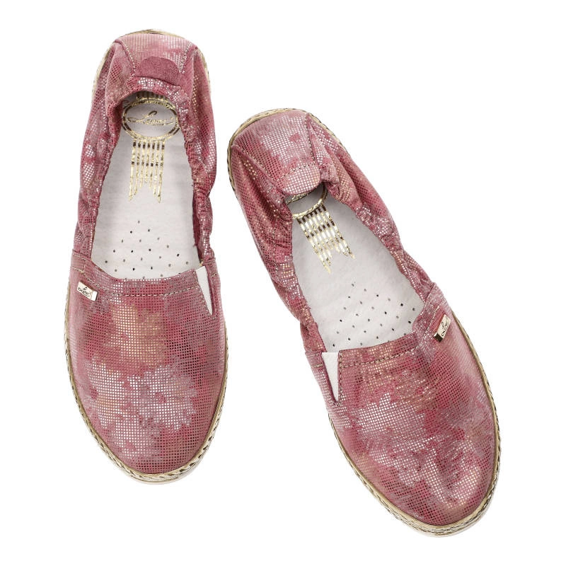 Espadrilky Lemar - 10012 Margaretki Różowy