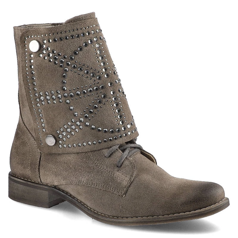 Členkové Topánky Exquisite - 1267 Almond Welur