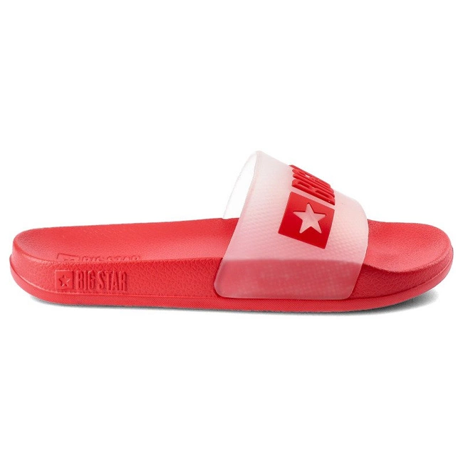 Šľapky Big Star - FF274A202 Czerwony
