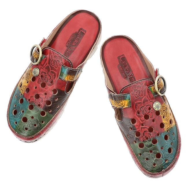 Šľapky LAURA VITA - Dorry 08 JD1819-8 Rouge