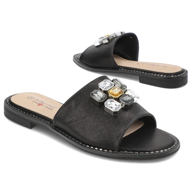 Šľapky S.Barski - KV27-031 Black