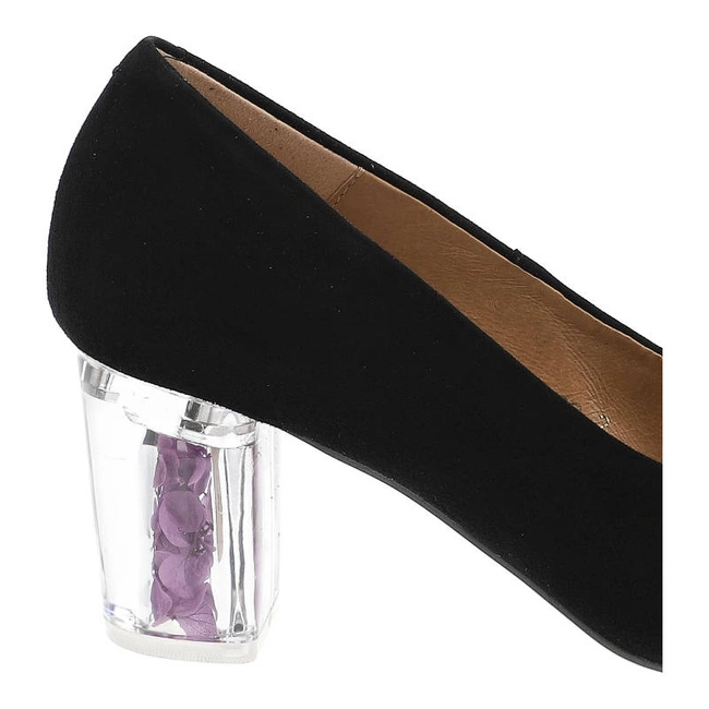 Lodičky Espirito - C919/1 Czarny Zamsz