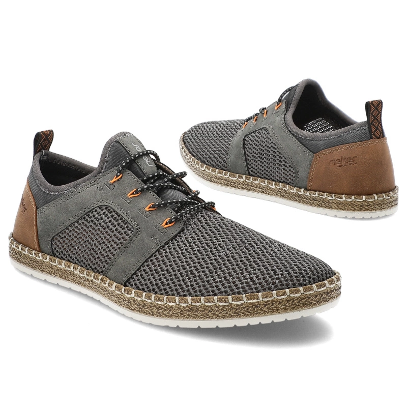 Poltopánky RIEKER - B5252-45 Grey