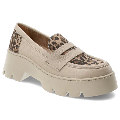 Poltopánky ARMODO - 20191 V. Taupe + Lampart Beż