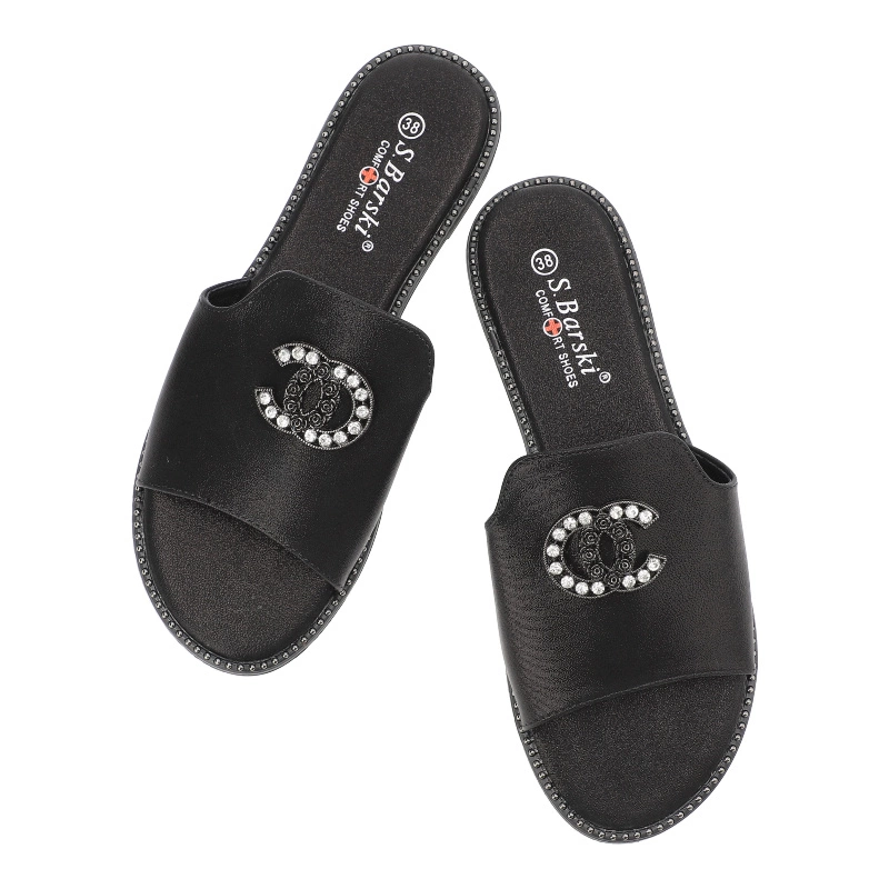 Šľapky S.Barski - KV27-050 Black