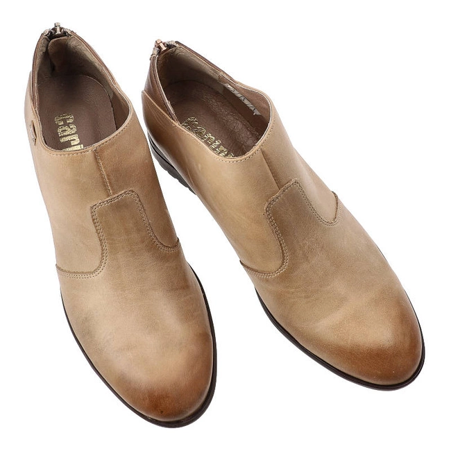 Poltopánky Carinii - B2139 Beżowy/Brązowy