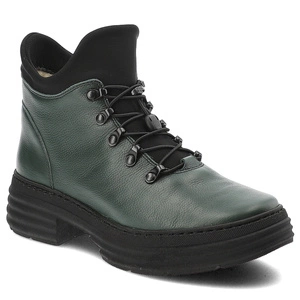 Šnúrovacie Členkové Topánky Wasak - 0736 Zielony Groszek