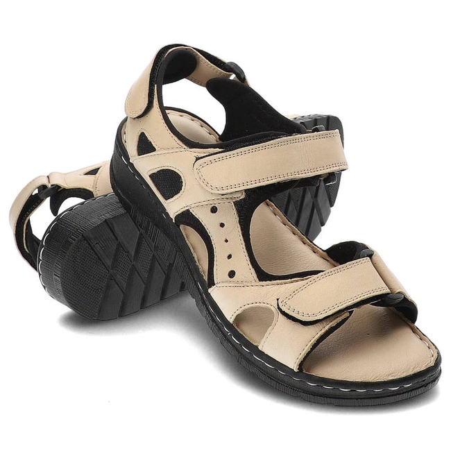 Sandále Artiker - 52C0294 Beżowy